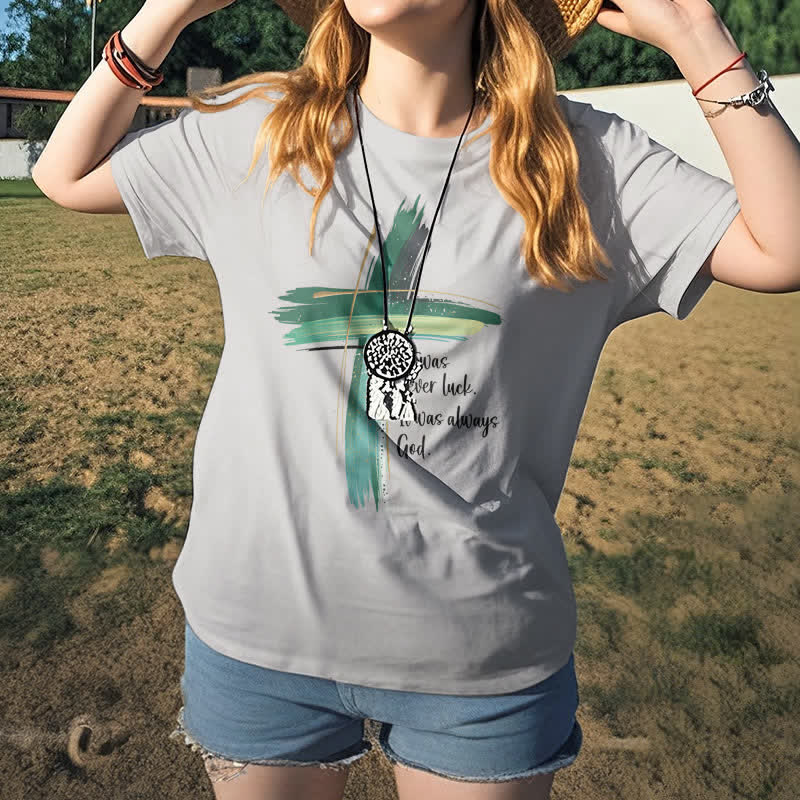 Christianartworkshop Empowerment Clover Glaube-inspiriertes T-Shirt