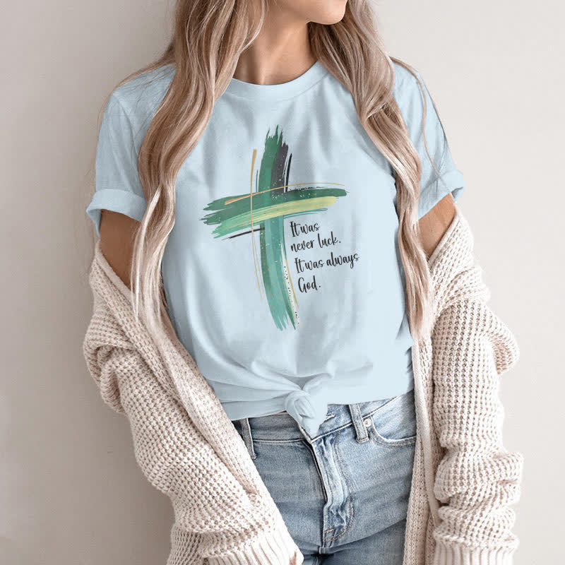 Christianartworkshop Empowerment Clover Glaube-inspiriertes T-Shirt