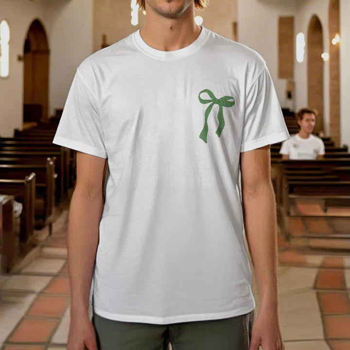 Christianartworkshop Threads of Faith Symbols of Blessing Glaubensinspiriertes T-Shirt