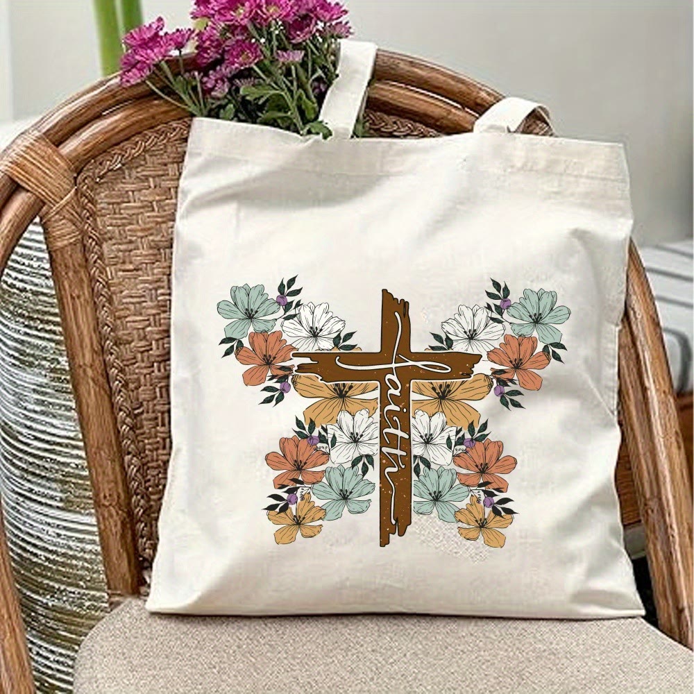 Christianartworkshop Blooming Faith Tote Tragetasche für Hoffnung und Inspiration