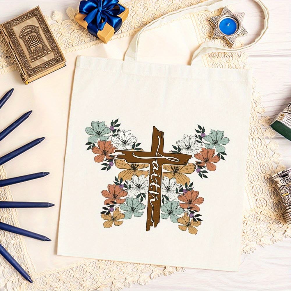 Christianartworkshop Blooming Faith Tote Tragetasche für Hoffnung und Inspiration
