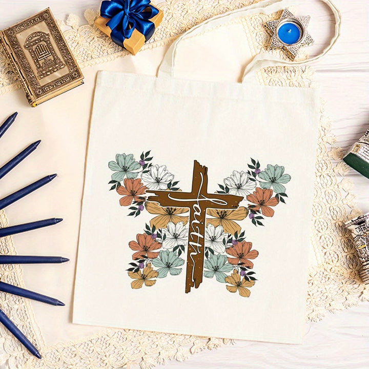Christianartworkshop Blooming Faith Tote Tragetasche für Hoffnung und Inspiration
