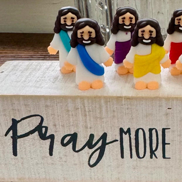 Christianartworkshop 5/10/20/30 Stück „Wir alle brauchen eine kleine Jesus-Figur – ein Hauch göttlicher Präsenz, Vatertagsgeschenk