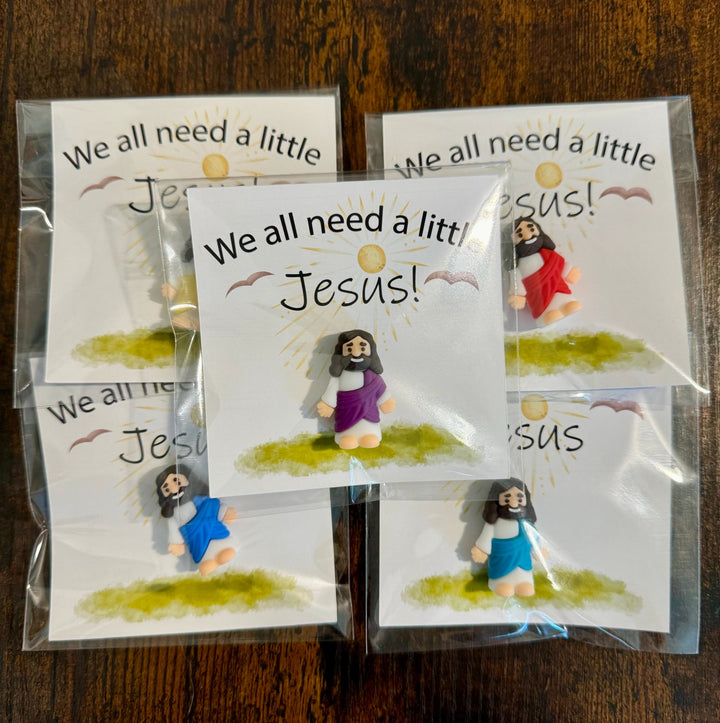 Christianartworkshop 5/10/20/30 Stück „Wir alle brauchen eine kleine Jesus-Figur – ein Hauch göttlicher Präsenz, Vatertagsgeschenk
