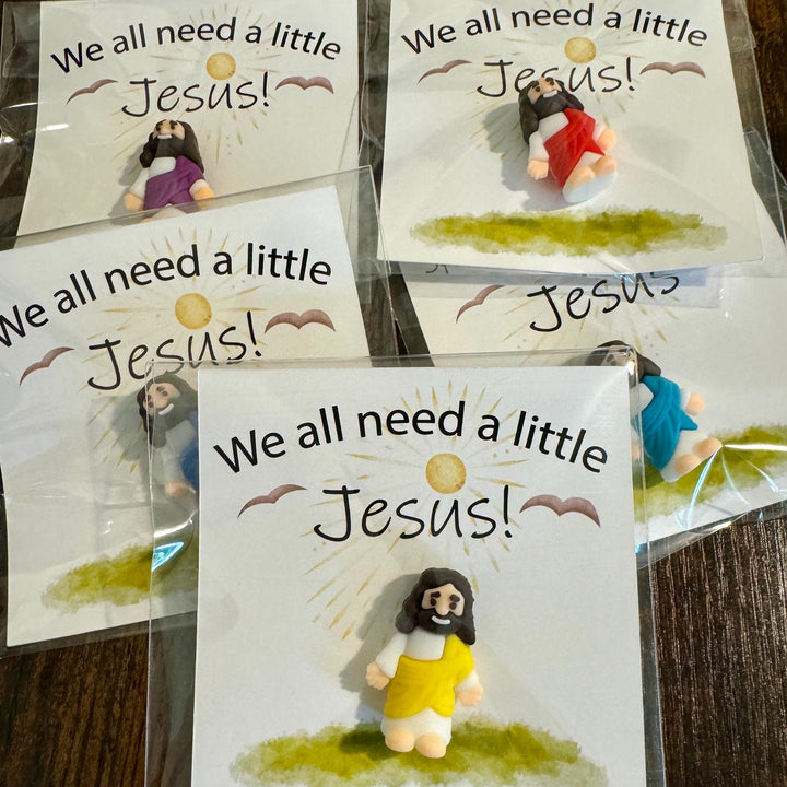 Christianartworkshop 5/10/20/30 Stück „Wir alle brauchen eine kleine Jesus-Figur – ein Hauch göttlicher Präsenz, Vatertagsgeschenk