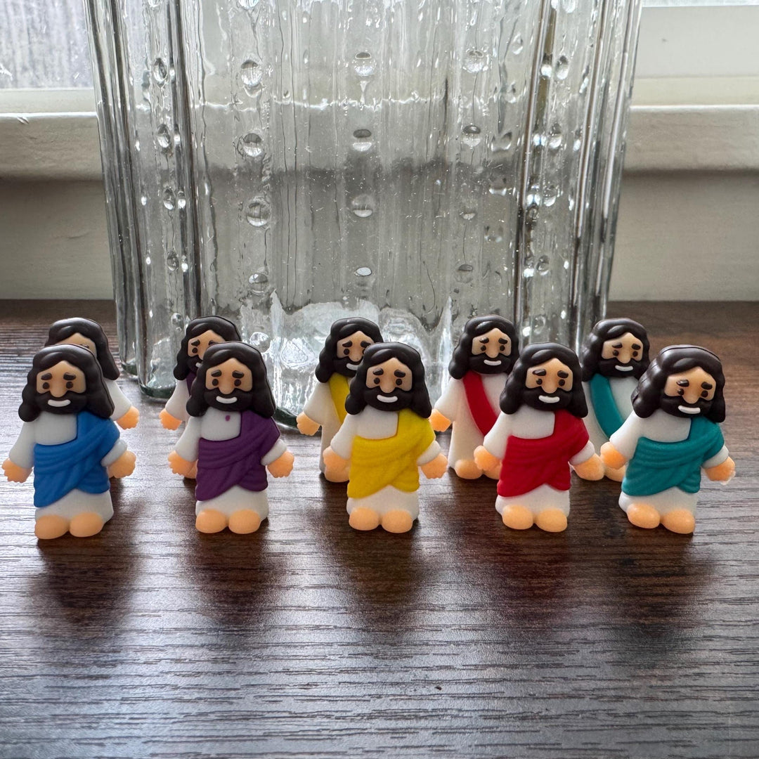 Christianartworkshop 5/10/20/30 Stück „Wir alle brauchen eine kleine Jesus-Figur – ein Hauch göttlicher Präsenz, Vatertagsgeschenk