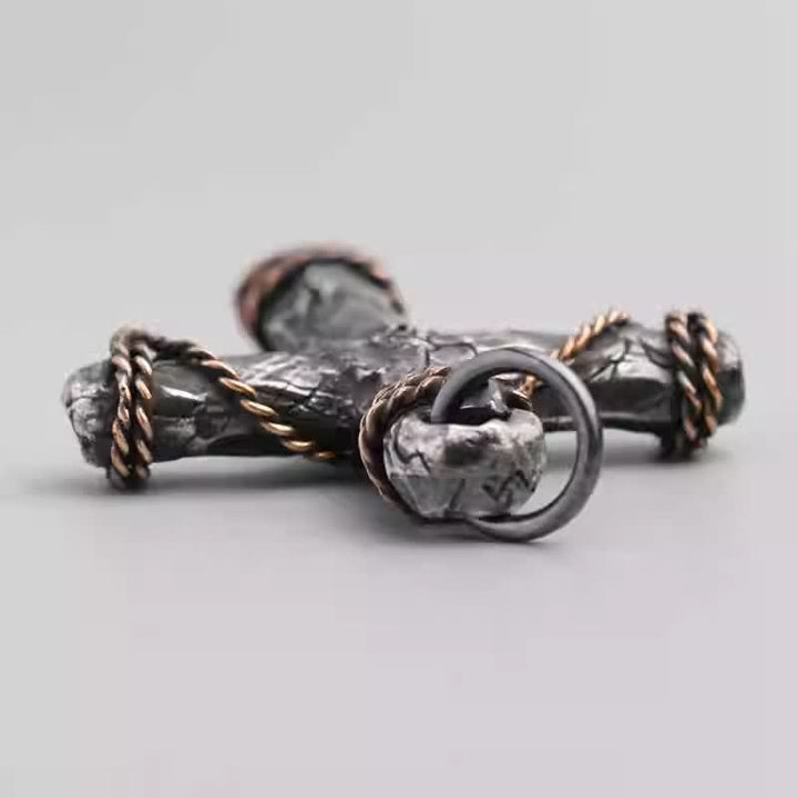 Christianartworkshop Exquisite Halskette mit Kruzifix- und Ankeranhänger, 925er Silber, zarter Stil - image 6