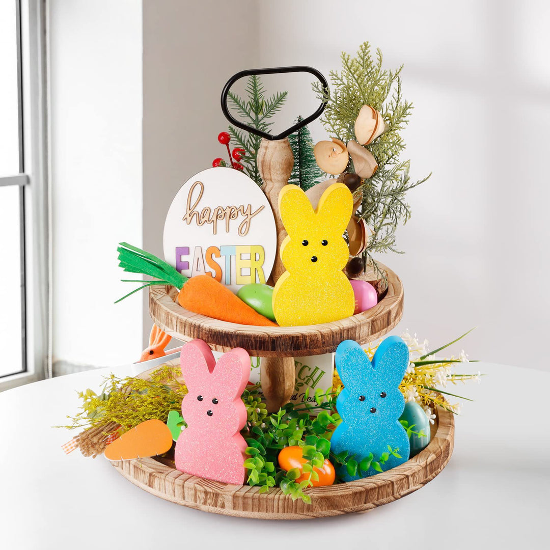 Christianartworkshop 3-teiliges Set mit bunten Peeps-Dekorationen – bezauberndes Design für Ostern