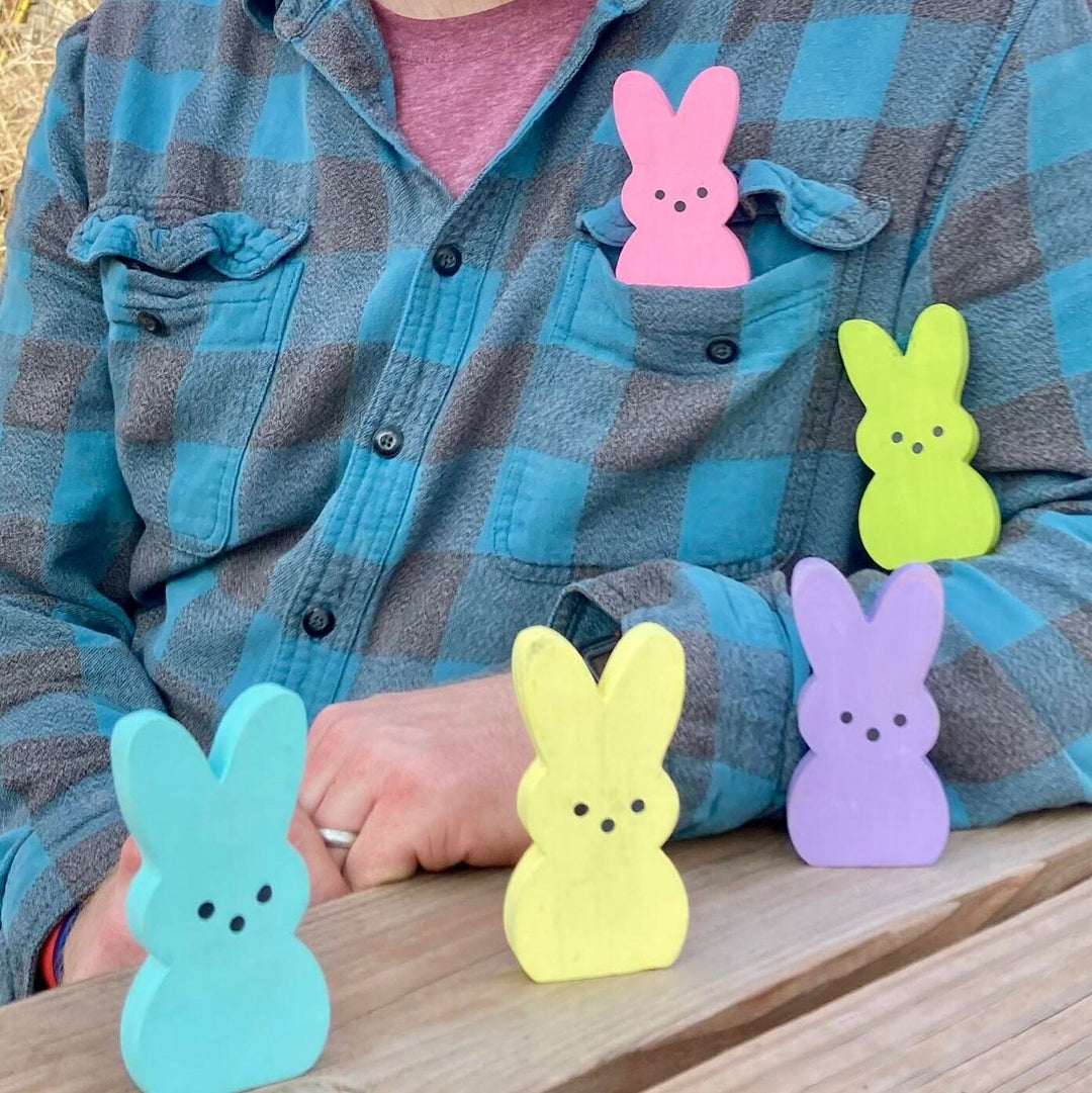 Christianartworkshop 3-teiliges Set mit bunten Peeps-Dekorationen – bezauberndes Design für Ostern
