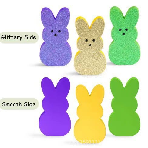Christianartworkshop 3-teiliges Set mit bunten Peeps-Dekorationen – bezauberndes Design für Ostern