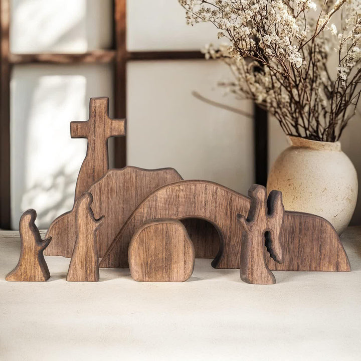 Christianartworkshop Oster-Ornament „Er ist auferstanden, das leere Grab“ – Feiern Sie den Geist der Auferstehung
