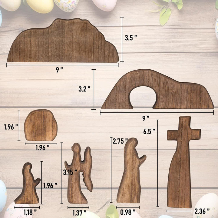 Christianartworkshop Oster-Ornament „Er ist auferstanden, das leere Grab“ – Feiern Sie den Geist der Auferstehung