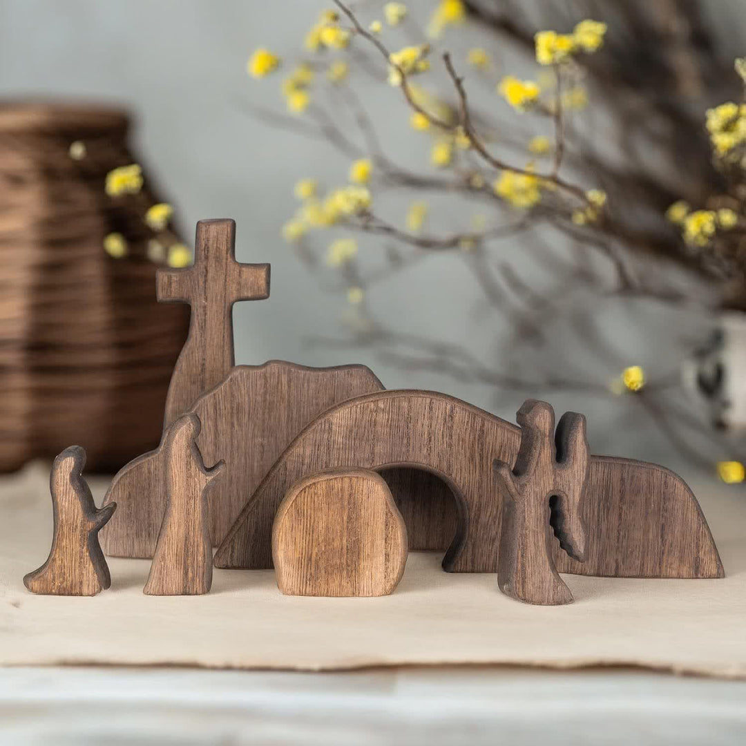 Christianartworkshop Oster-Ornament „Er ist auferstanden, das leere Grab“ – Feiern Sie den Geist der Auferstehung