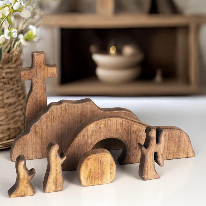 Christianartworkshop Oster-Ornament „Er ist auferstanden, das leere Grab“ – Feiern Sie den Geist der Auferstehung