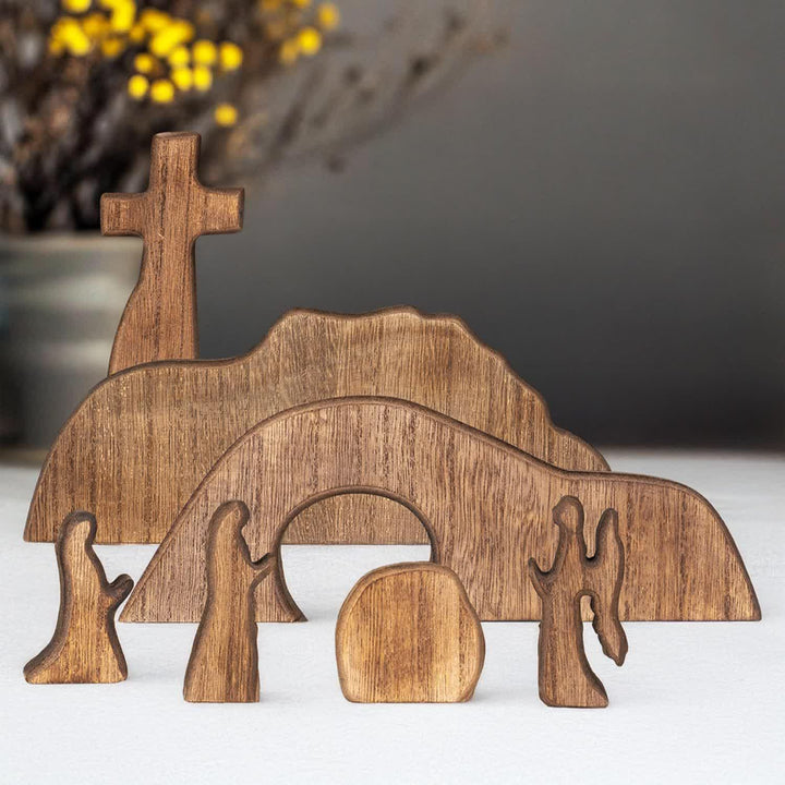Christianartworkshop Oster-Ornament „Er ist auferstanden, das leere Grab“ – Feiern Sie den Geist der Auferstehung