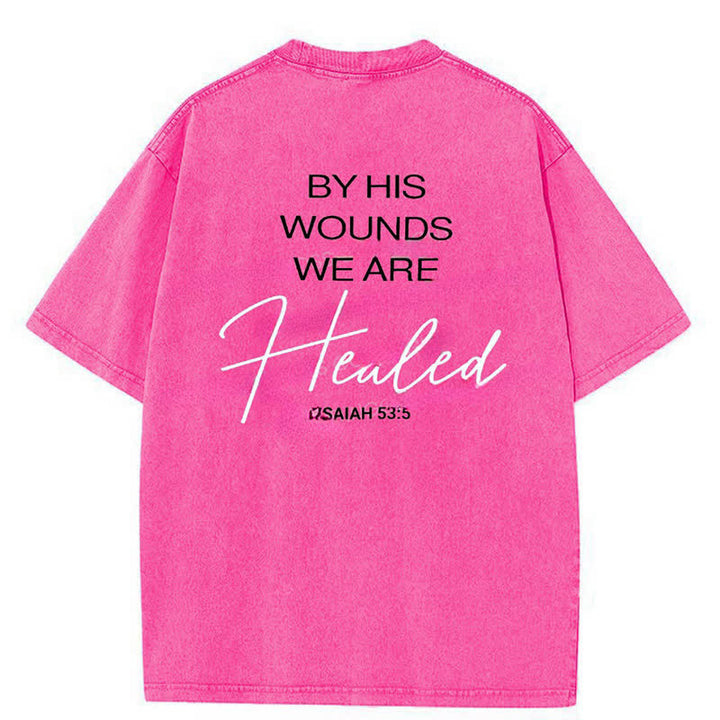 Christianartworkshop – T-Shirt „By His Wounds“