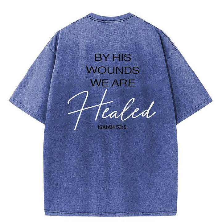 Christianartworkshop – T-Shirt „By His Wounds“