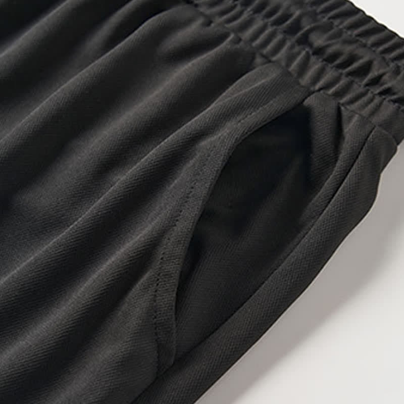 Christianartworkshop – Lockere schwarze Shorts mit Glaubenskreuz