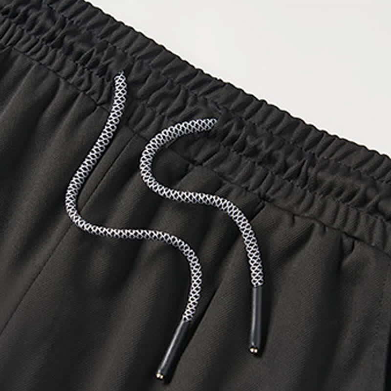 Christianartworkshop – Lockere schwarze Shorts mit Glaubenskreuz