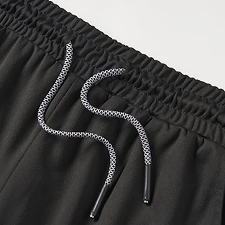 Christianartworkshop – Lockere schwarze Shorts mit Glaubenskreuz