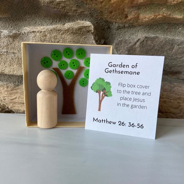 Christianartworkshop Oster-Box-Set Karwochen-Box: Auferstehungsspiel mit Ihrem Kind