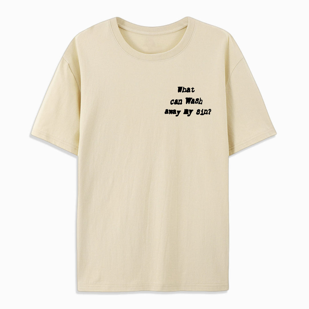 Christianartworkshop Baumwoll-T-Shirt „Nothing But Blood Of Jesus“