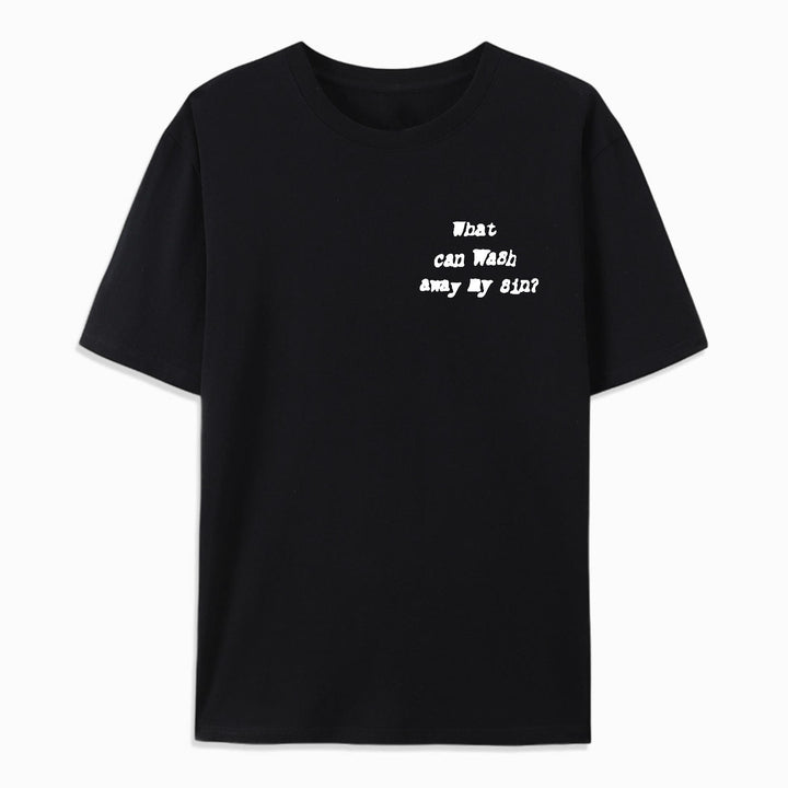 Christianartworkshop Baumwoll-T-Shirt „Nothing But Blood Of Jesus“