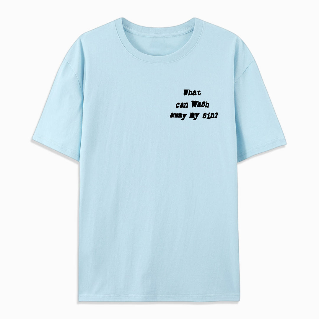 Christianartworkshop Baumwoll-T-Shirt „Nothing But Blood Of Jesus“