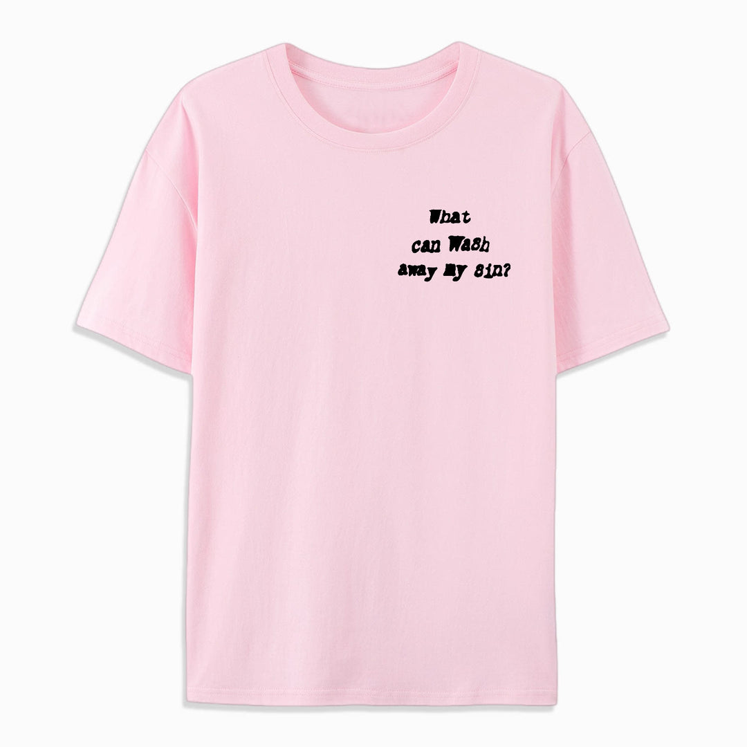 Christianartworkshop Baumwoll-T-Shirt „Nothing But Blood Of Jesus“