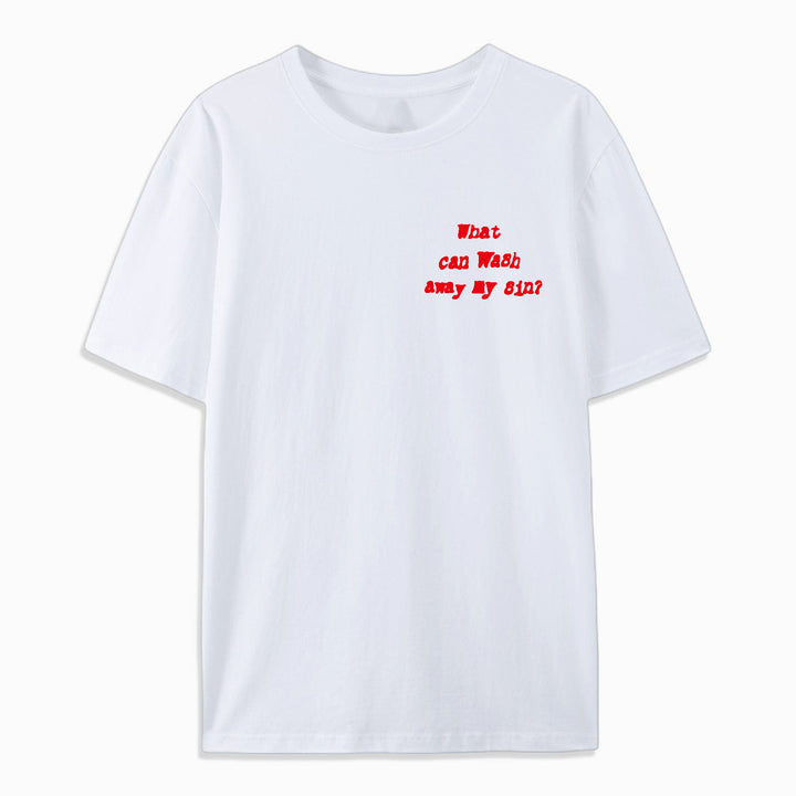 Christianartworkshop Baumwoll-T-Shirt „Nothing But Blood Of Jesus“