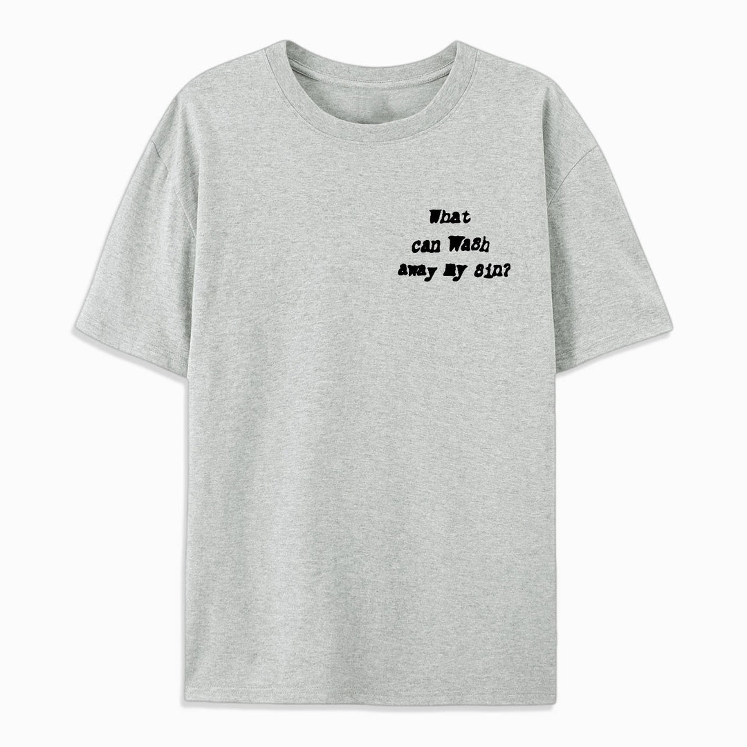 Christianartworkshop Baumwoll-T-Shirt „Nothing But Blood Of Jesus“