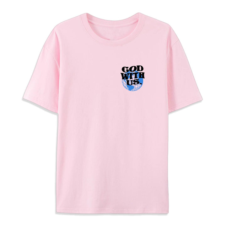Christianartworkshop T-Shirt aus Baumwolle mit Aufschrift „Gott mit uns“