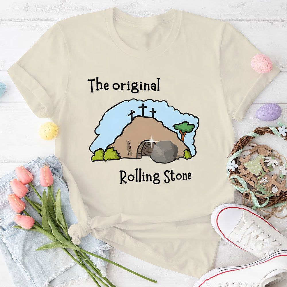 Christianartworkshop Das Original Rolling Stone Christliches T-Shirt