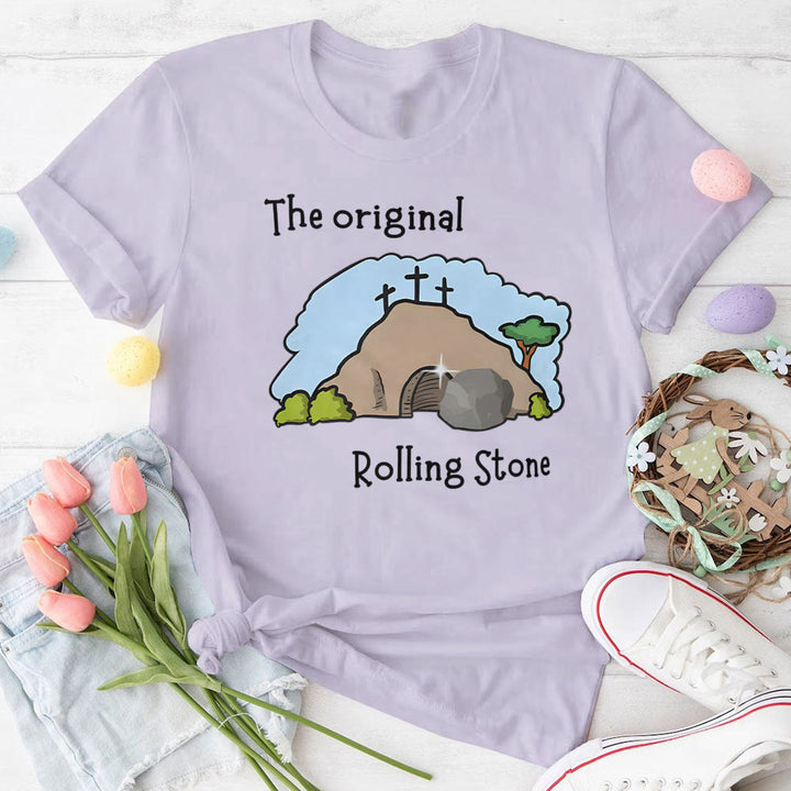 Christianartworkshop Das Original Rolling Stone Christliches T-Shirt