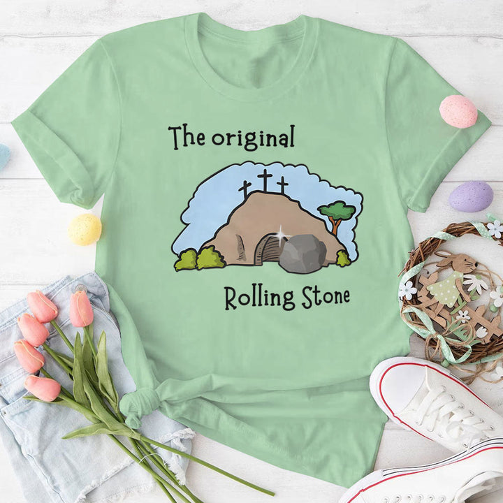 Christianartworkshop Das Original Rolling Stone Christliches T-Shirt