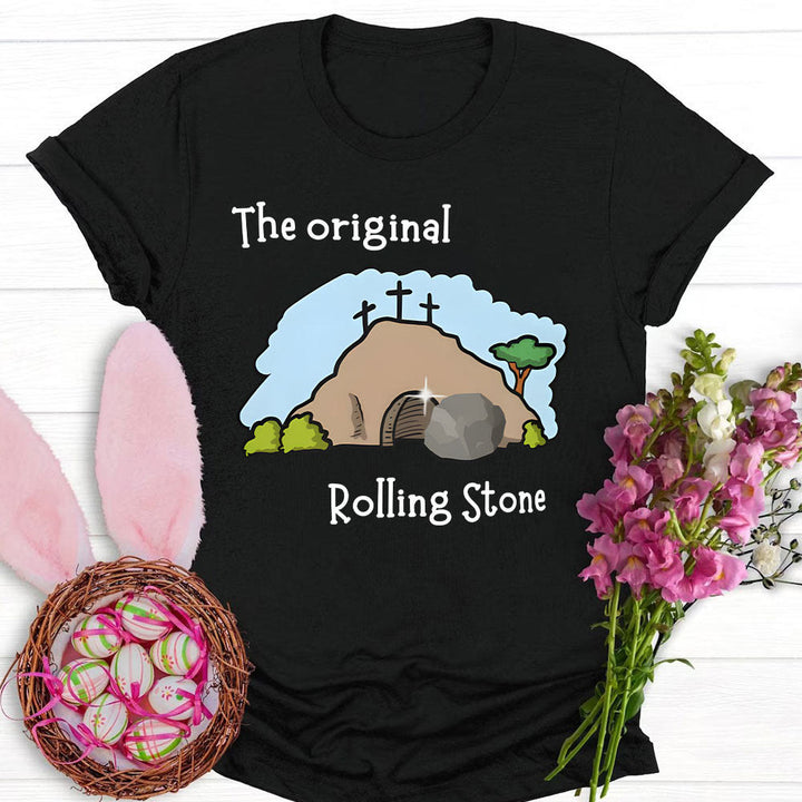 Christianartworkshop Das Original Rolling Stone Christliches T-Shirt