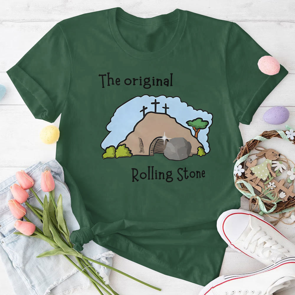Christianartworkshop Das Original Rolling Stone Christliches T-Shirt