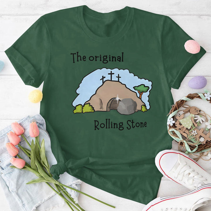 Christianartworkshop Das Original Rolling Stone Christliches T-Shirt