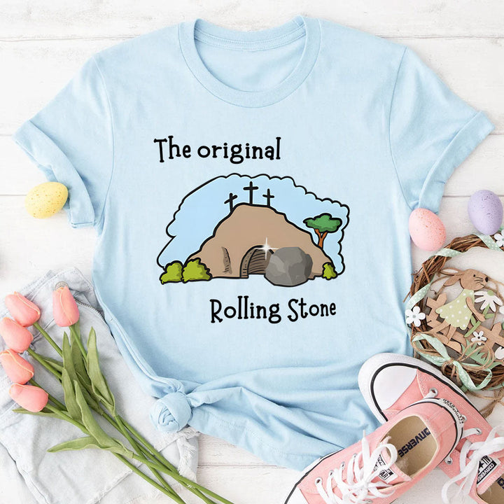 Christianartworkshop Das Original Rolling Stone Christliches T-Shirt