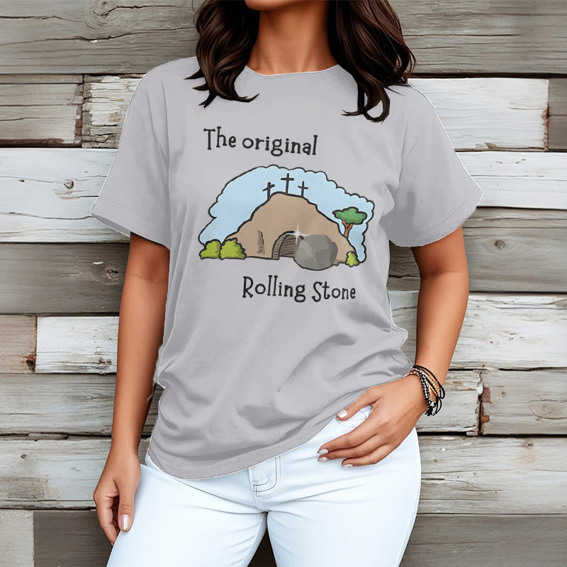 Christianartworkshop Das Original Rolling Stone Christliches T-Shirt