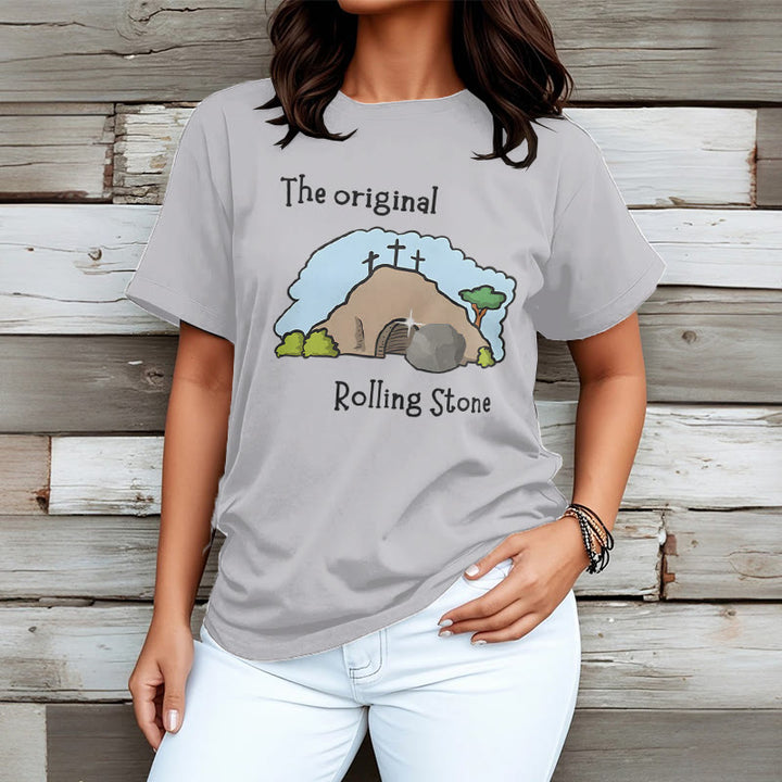Christianartworkshop Das Original Rolling Stone Christliches T-Shirt