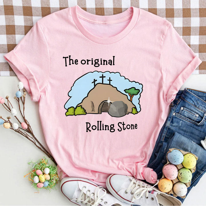 Christianartworkshop Das Original Rolling Stone Christliches T-Shirt