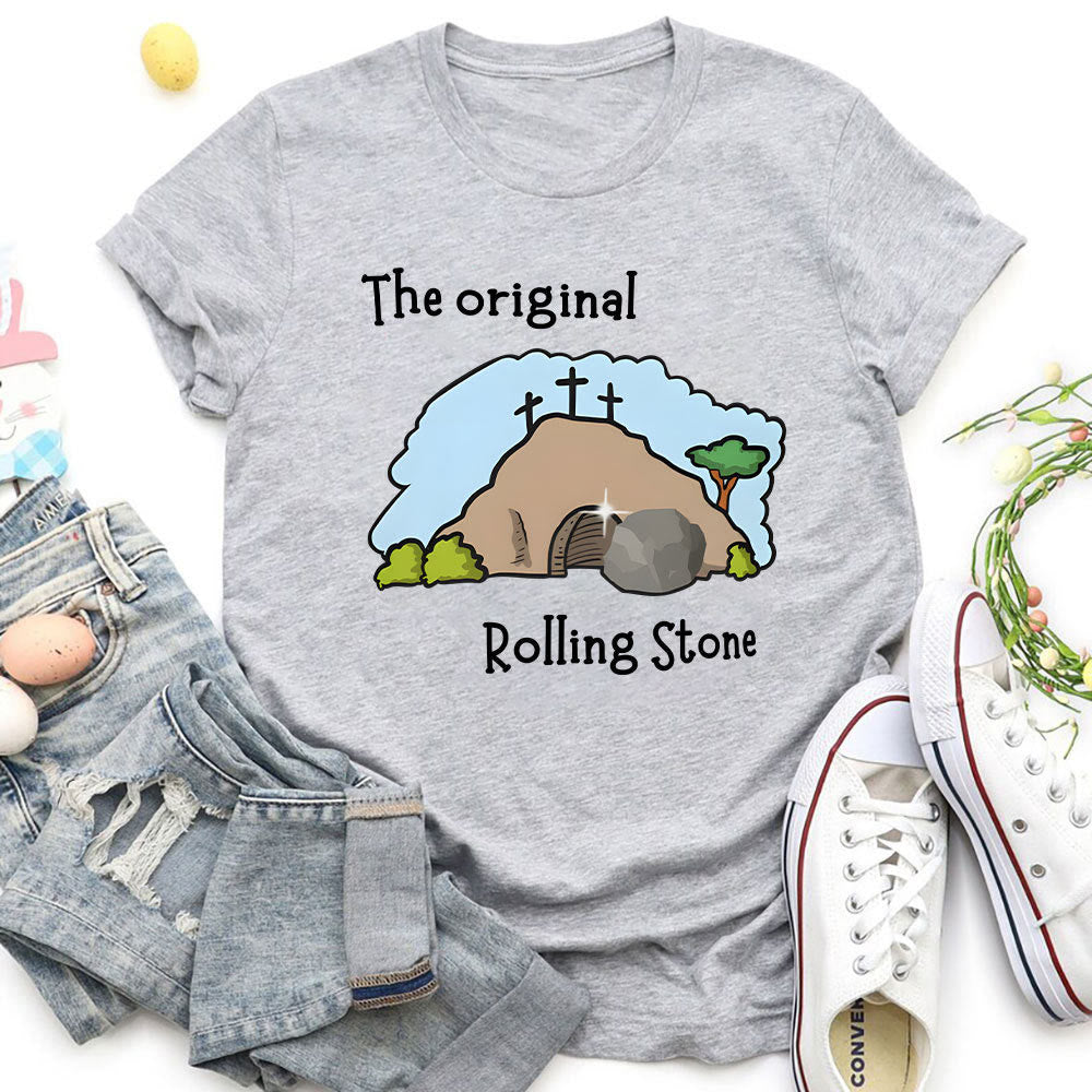 Christianartworkshop Das Original Rolling Stone Christliches T-Shirt