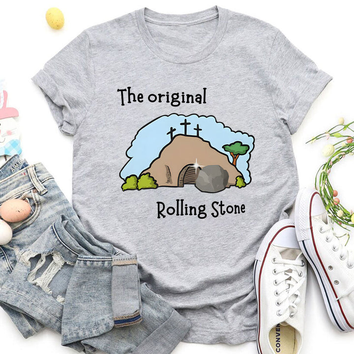 Christianartworkshop Das Original Rolling Stone Christliches T-Shirt