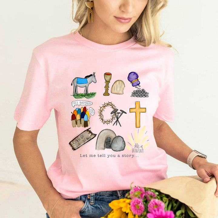 Christianartworkshop T-Shirt „Lass mich dir eine Geschichte erzählen“