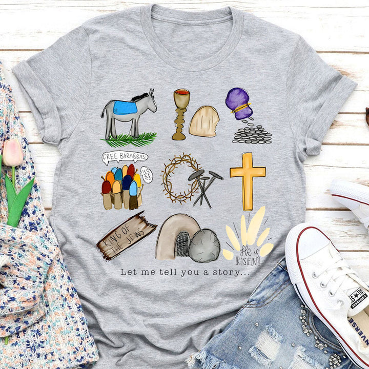 Christianartworkshop T-Shirt „Lass mich dir eine Geschichte erzählen“
