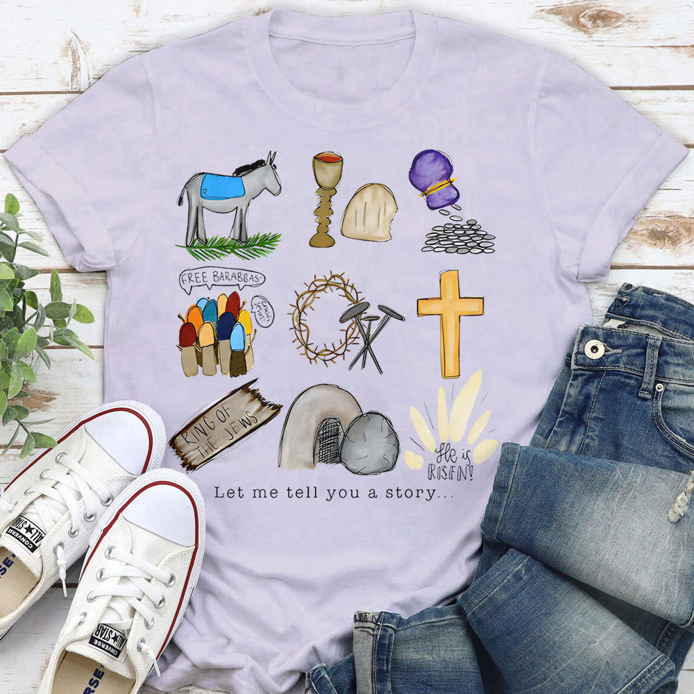 Christianartworkshop T-Shirt „Lass mich dir eine Geschichte erzählen“