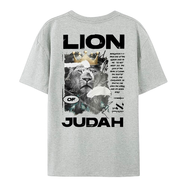 Christianartworkshop T-Shirt aus Baumwolle mit Löwe von Juda