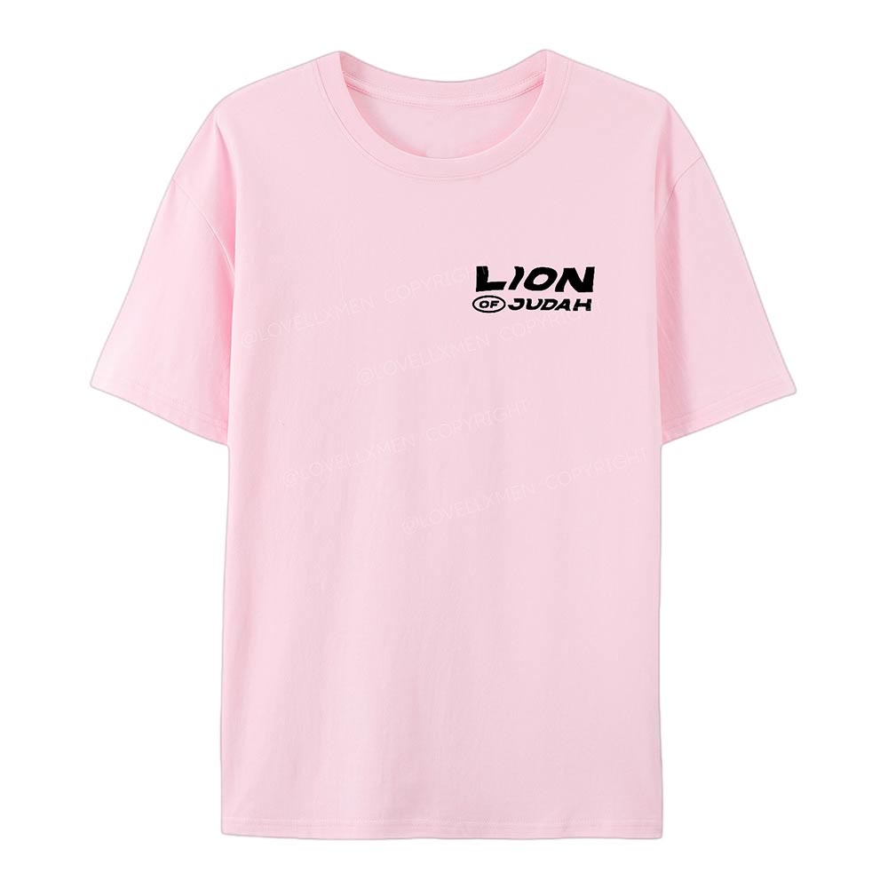 Christianartworkshop T-Shirt aus Baumwolle mit Löwe von Juda