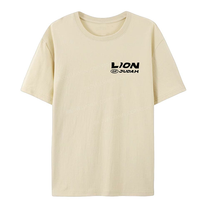 Christianartworkshop T-Shirt aus Baumwolle mit Löwe von Juda